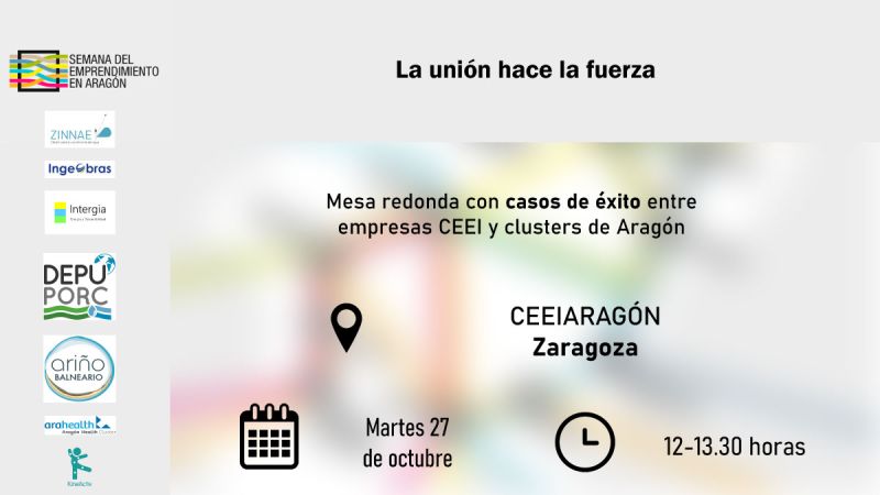 Mesa redonda “La unión hace la fuerza. La importancia de la colaboración para emprender con éxito”