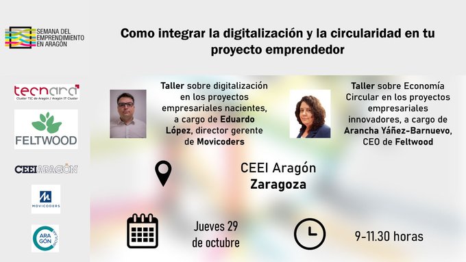 Taller práctico “Cómo integrar la digitalización y la circularidad en tu proyecto emprendedor”