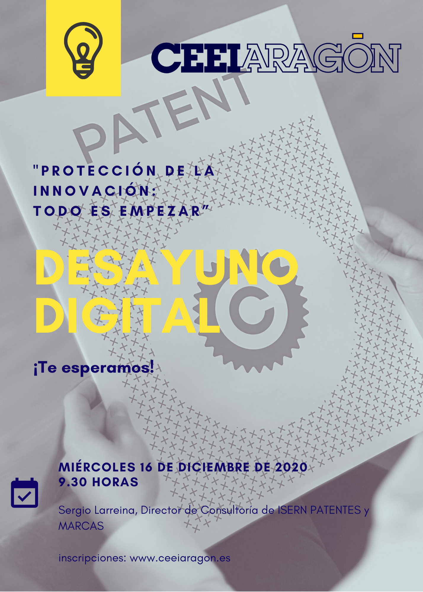 Desayuno digital CEEI «Protección de la innovación: todo es empezar»