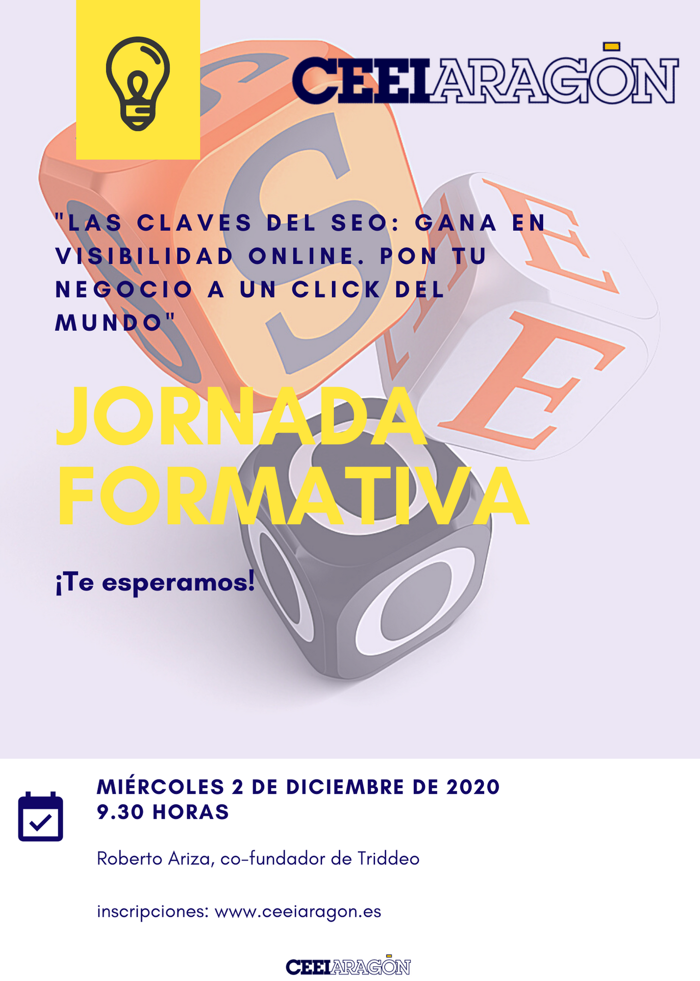 Jornada formativa «Las claves del SEO: gana en visibilidad. Pon tu negocio a un click del mundo»