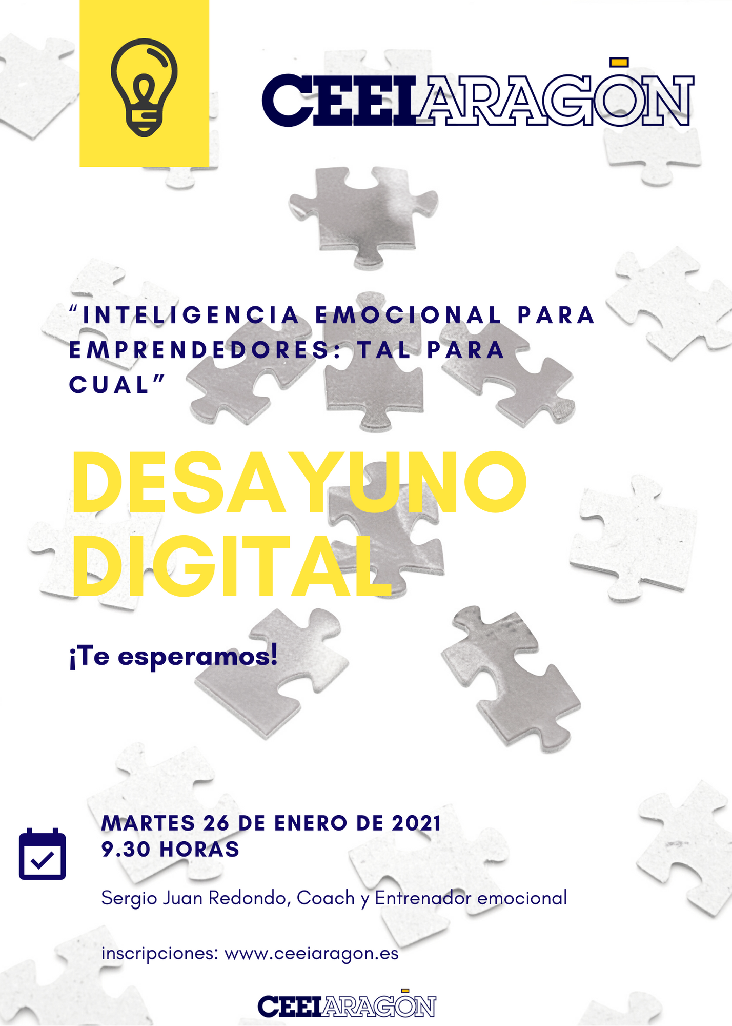 Desayuno digital CEEI «Inteligencia emocional para emprendedores: tal para cual»