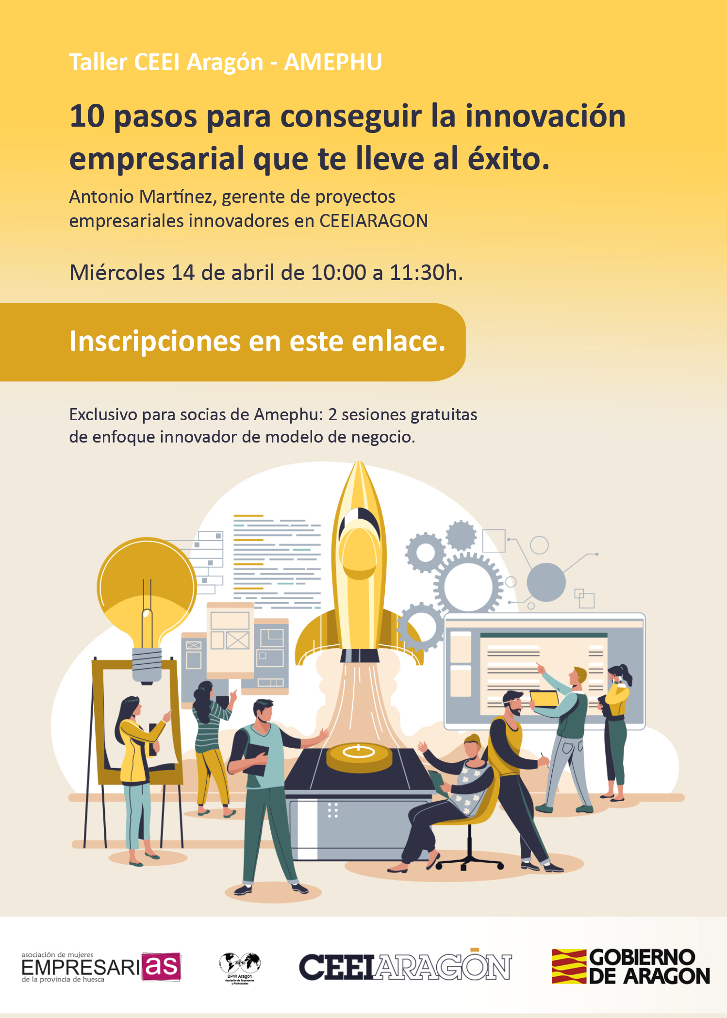 Taller: 10 pasos para conseguir la innovación empresarial que te lleve al éxito