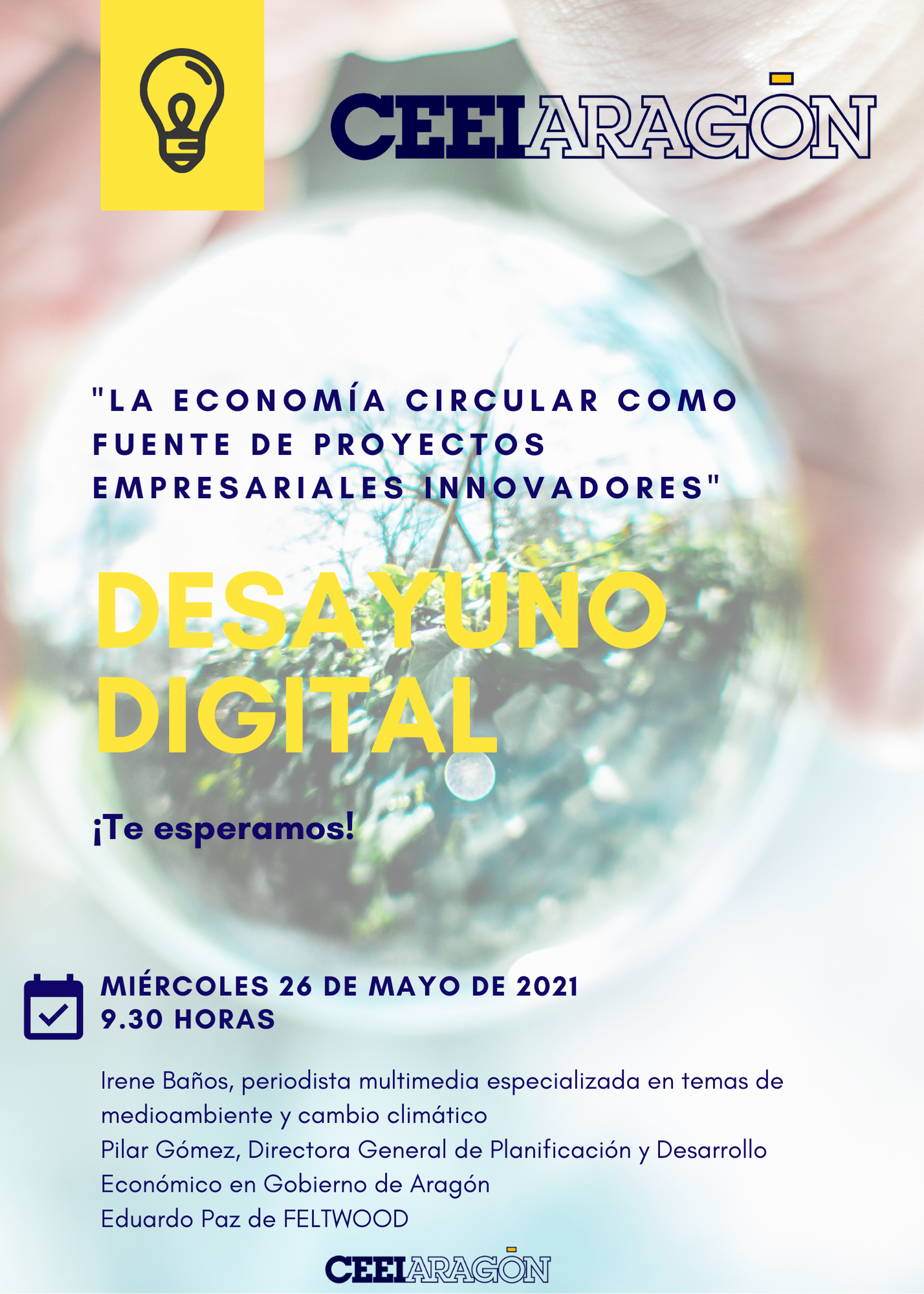 Desayuno digital CEEI «La Economía Circular como fuente de proyectos empresariales innovadores»