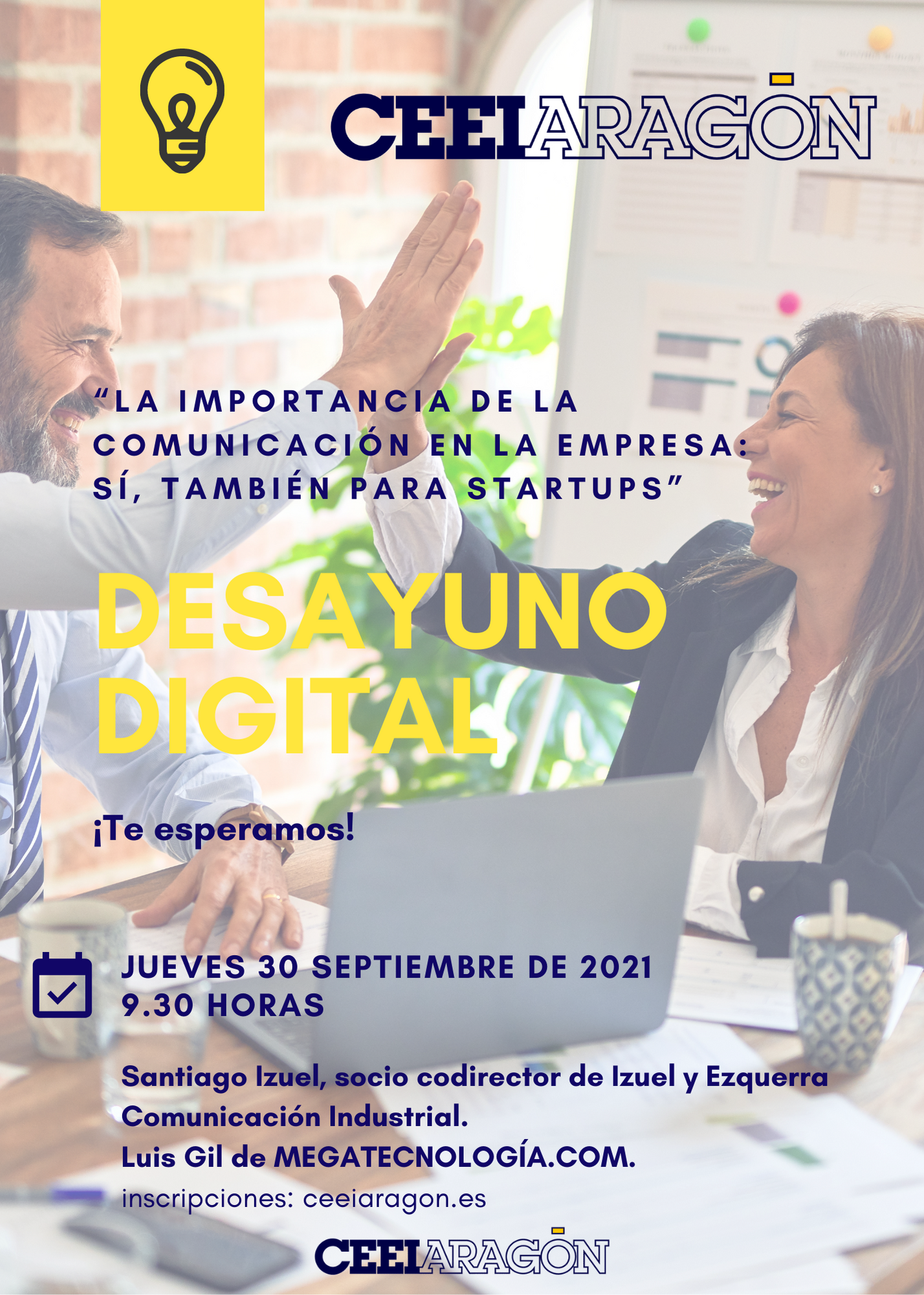 Desayuno digital CEEI «La importancia de la comunicación en la empresa: sí, también para startups»