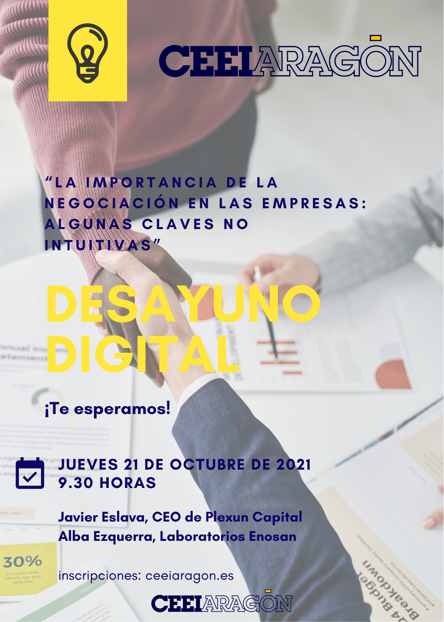 Desayuno digital CEEI «La importancia de la negociación en las empresas: algunas claves no intuitivas»