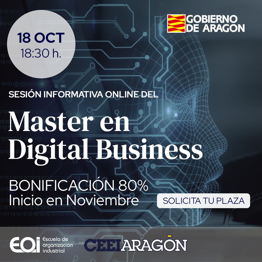 Sesión informativa online del Máster en Digital Business