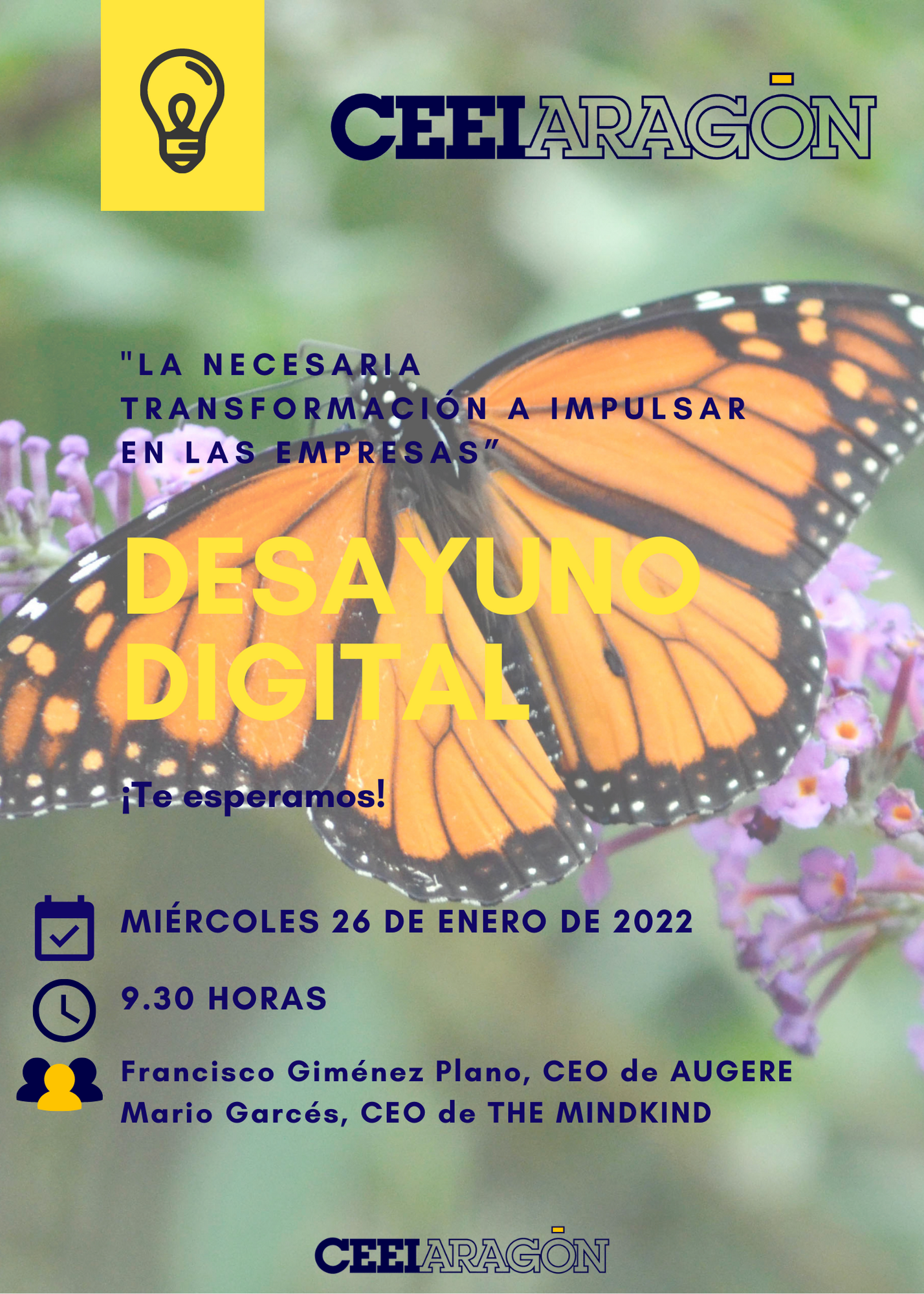 Desayuno digital CEEI «La necesaria transformación a impulsar en las empresas»