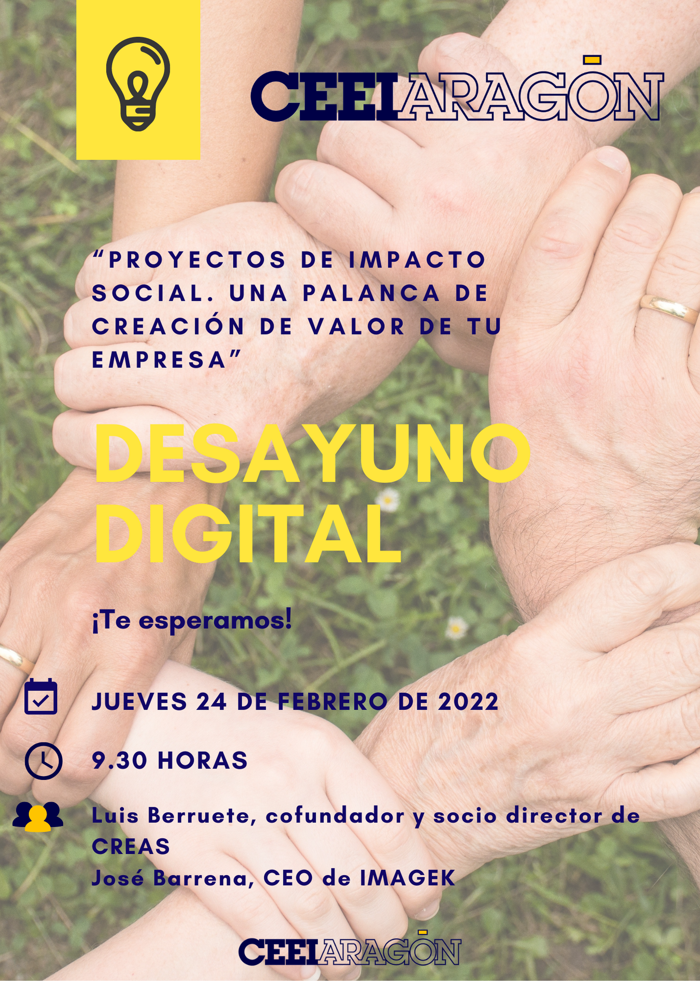 Desayuno digital CEEI «Proyectos de impacto social. Una palanca de creación de valor de tu empresa»