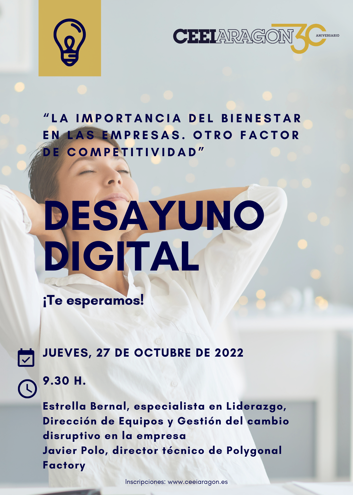 Desayuno digital CEEI «La importancia del bienestar en las empresas. Otro factor de competitividad»