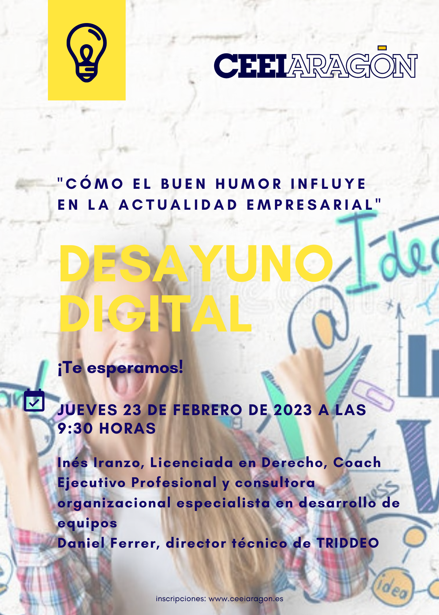 Desayuno digital CEEI «Cómo el buen humor influye en la actualidad empresarial»