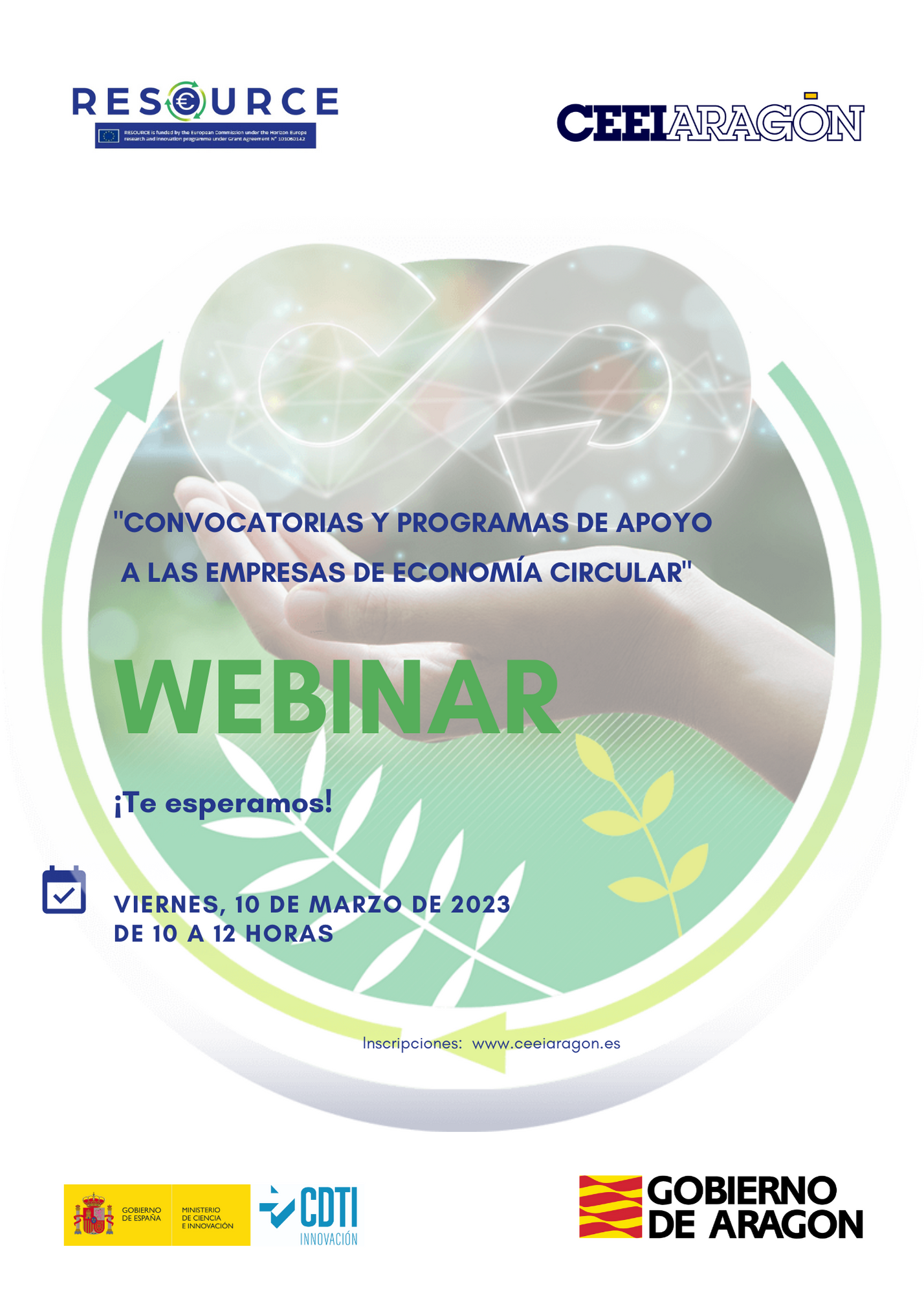 Webinar «Convocatorias y programas de apoyo a las empresas de economía circular»