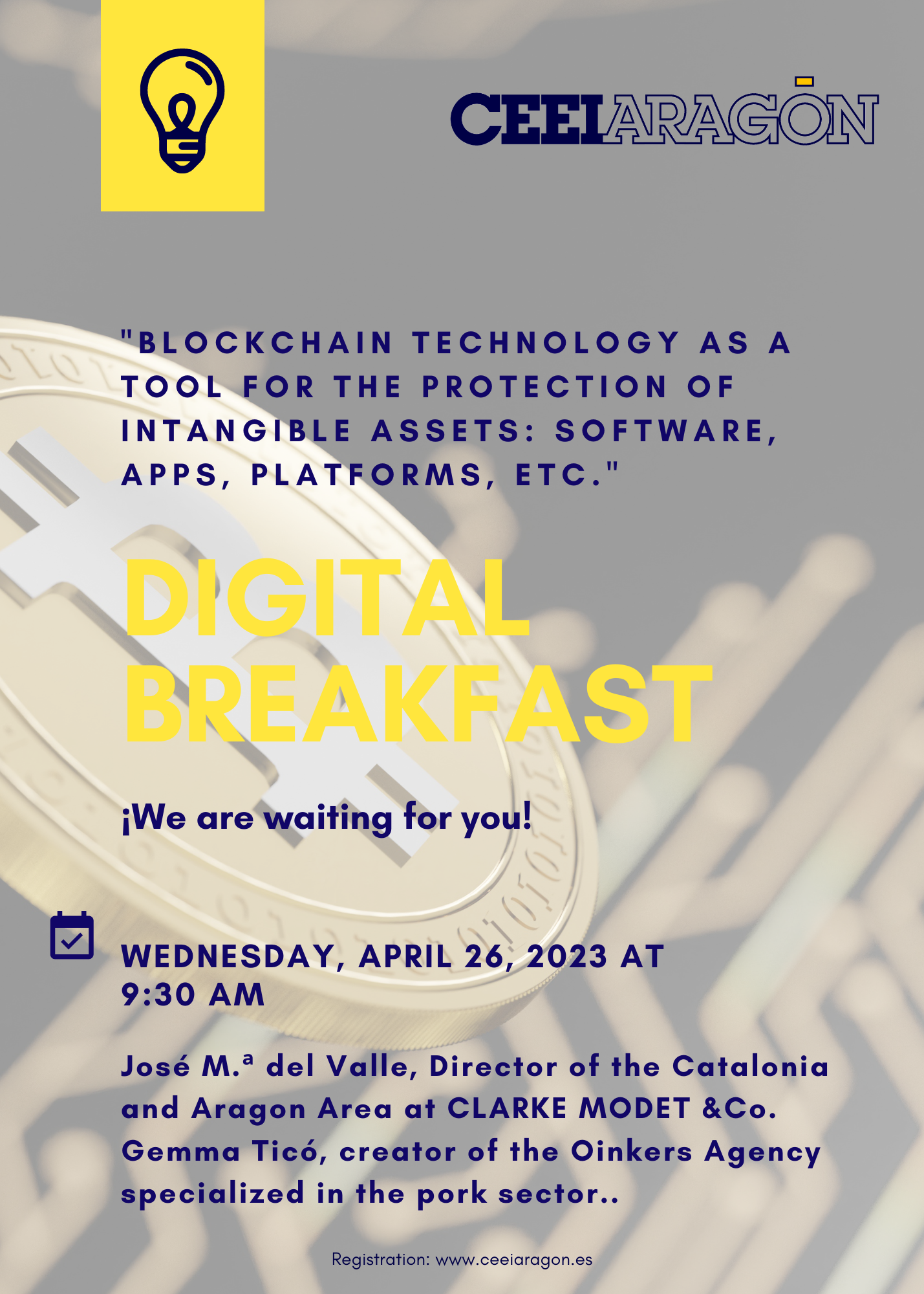 CEEI digital breakfast “Blockchain technology as a tool for the protection of intangible assets: software, apps, platforms, etc.”