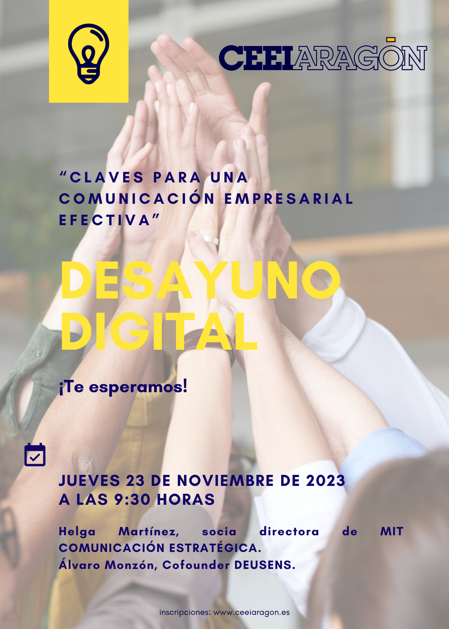 Desayuno digital CEEI "Claves para una comunicación empresarial efectiva"