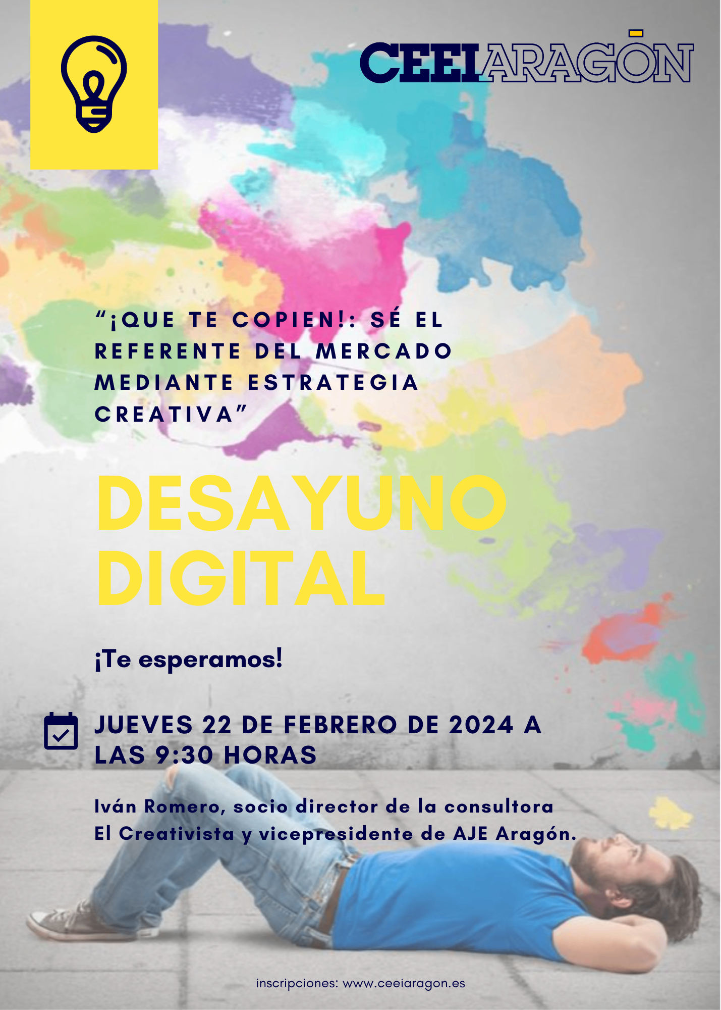 Desayuno digital CEEI «¡Que te copien!: Sé el referente del mercado mediante estrategia creativa»