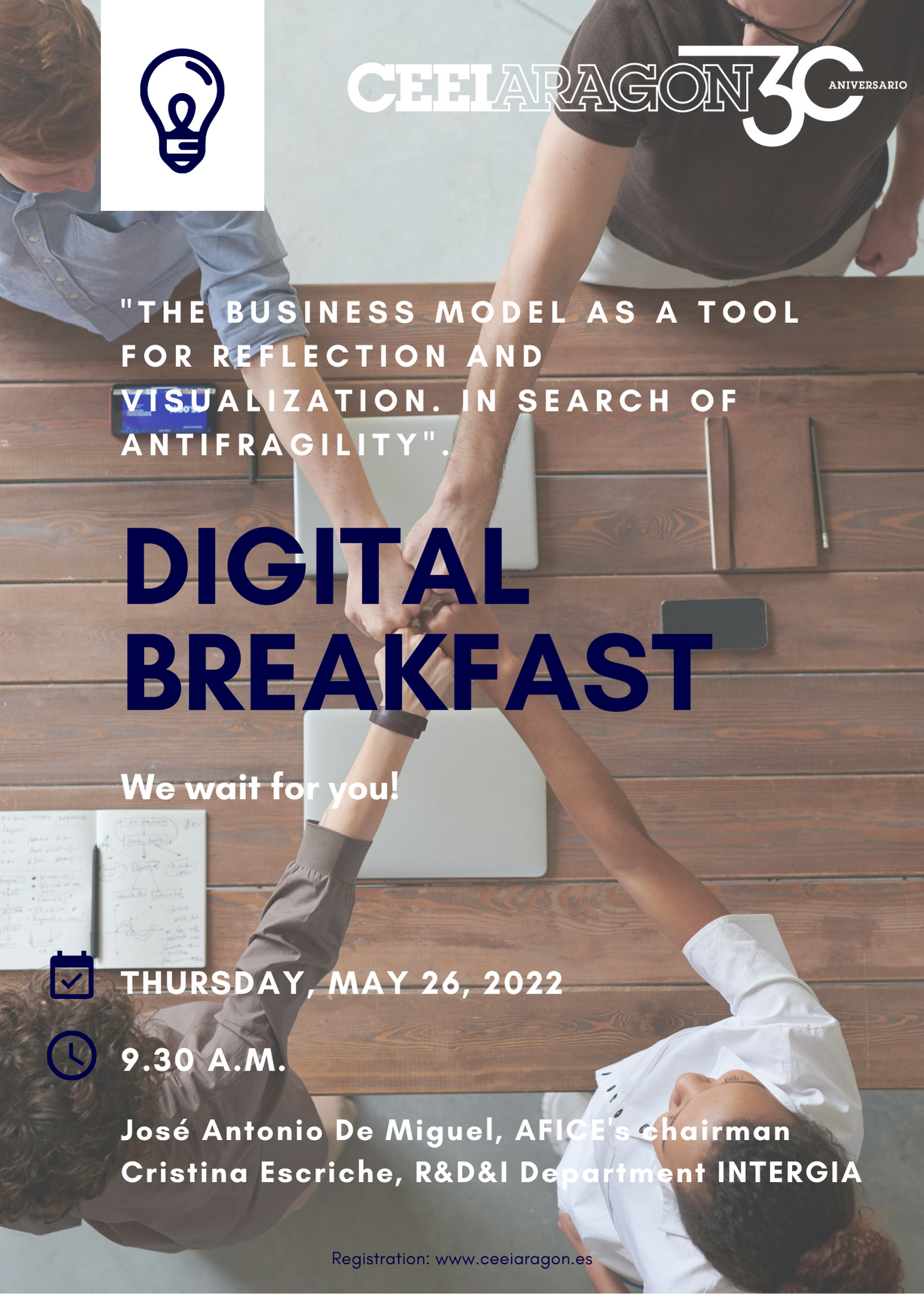 CEEI Digital Breakfast “The business model as a tool for reflection and visualization, in search of antifragility”