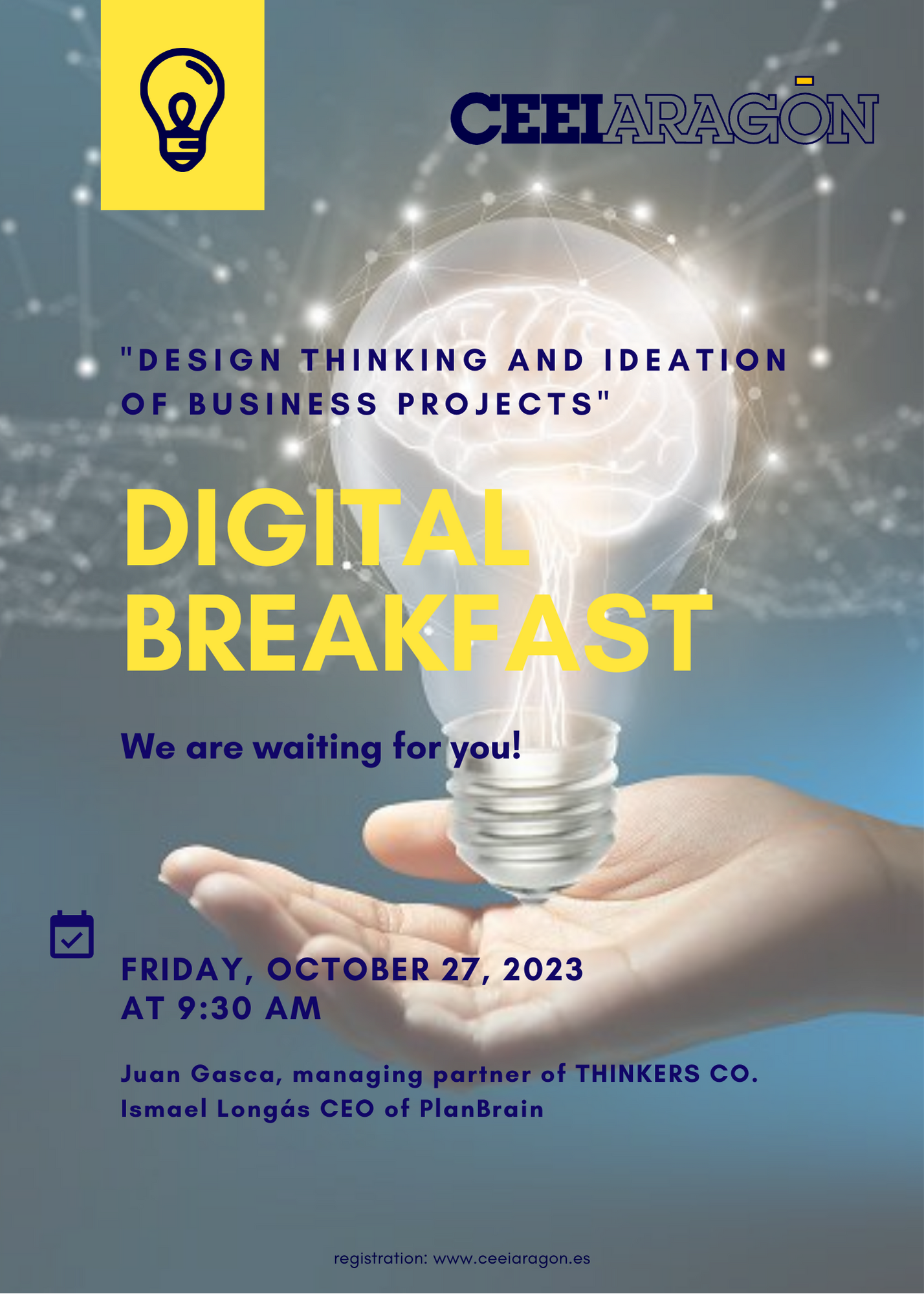 CEEI Digital Breakfast “Design Thinking and ideation of business projects”