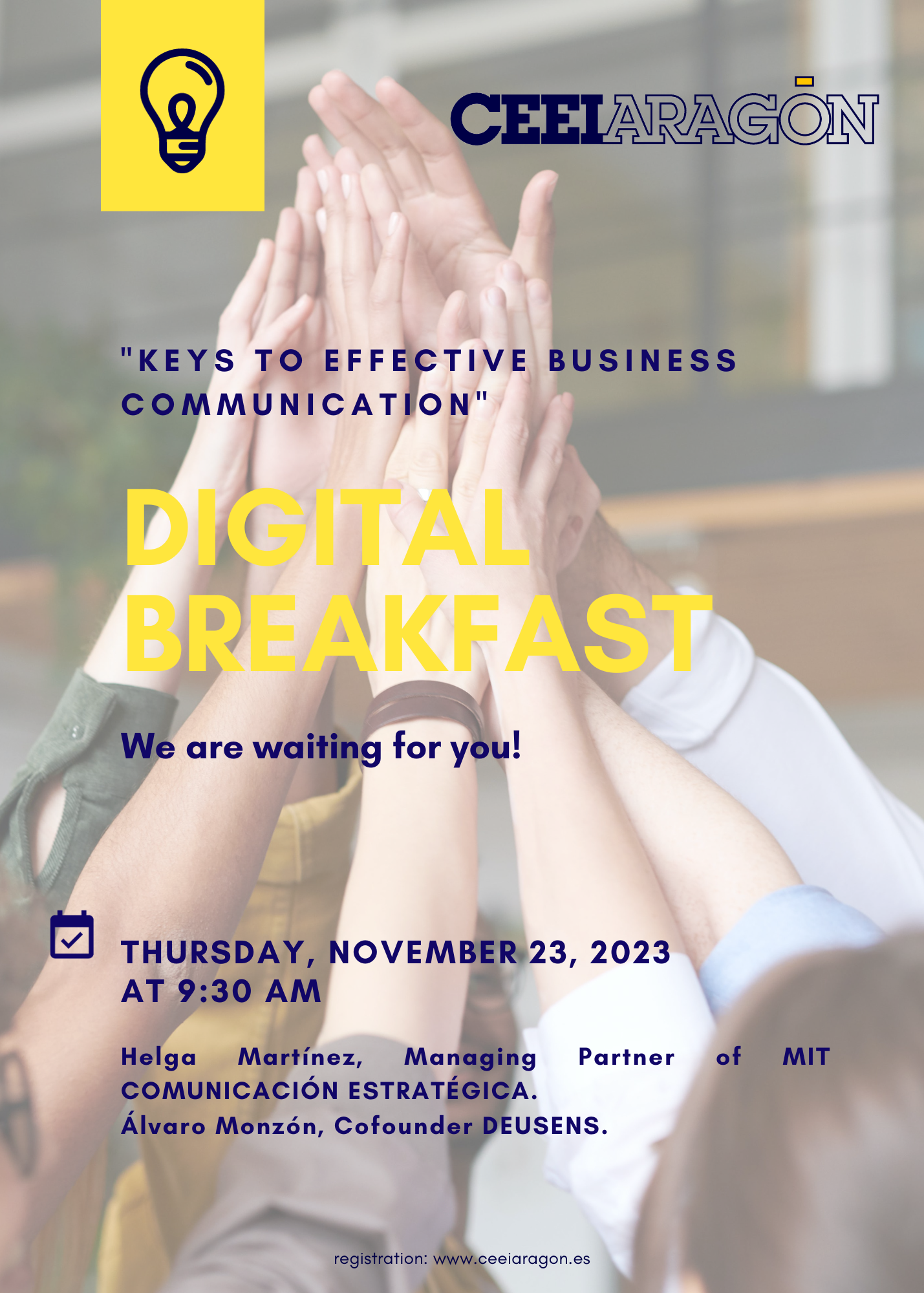 CEEI Digital Breakfast “Keys to effective business communication”