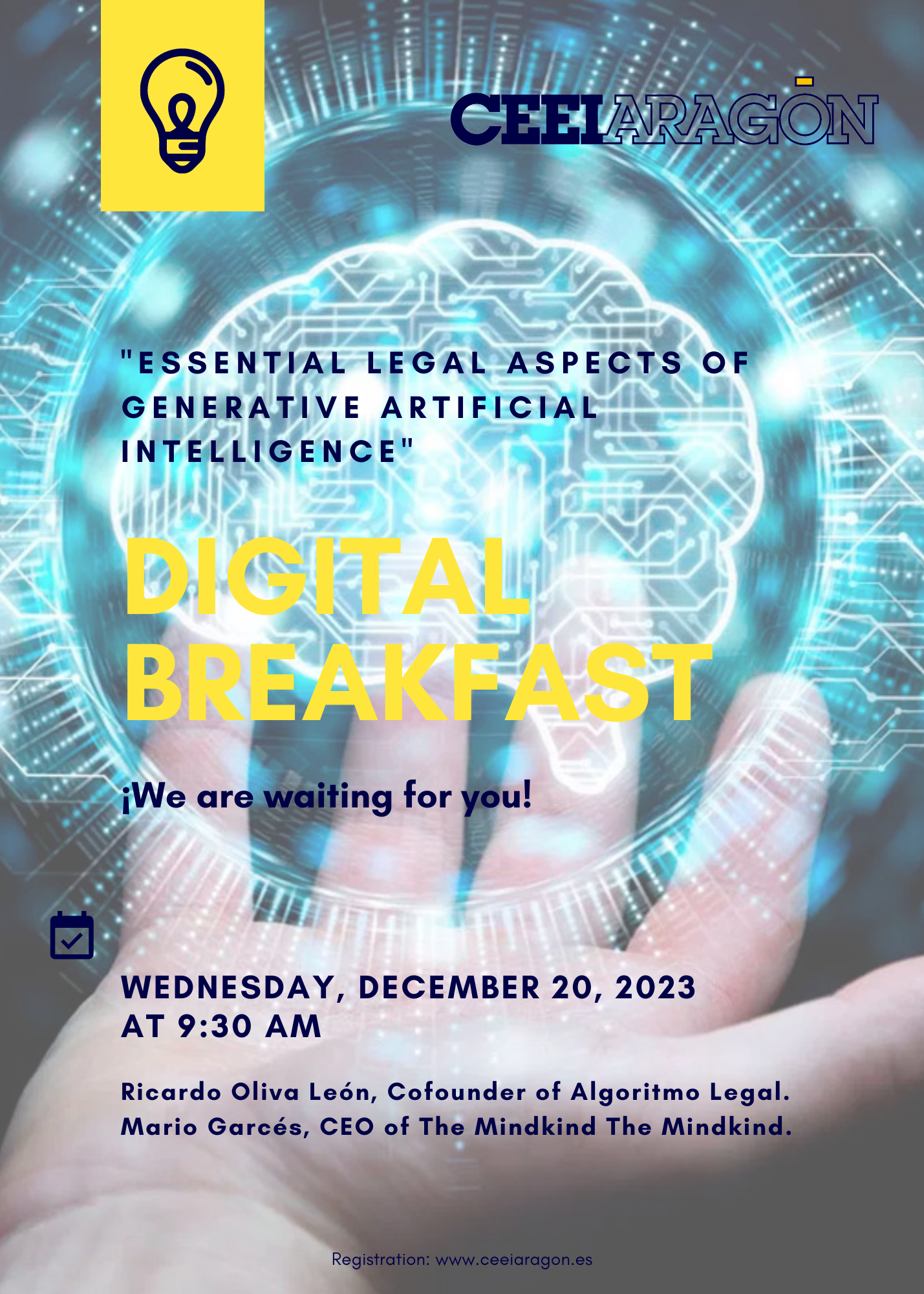 CEEI Digital Breakfast “Essential legal aspects of Generative Artificial Intelligence”