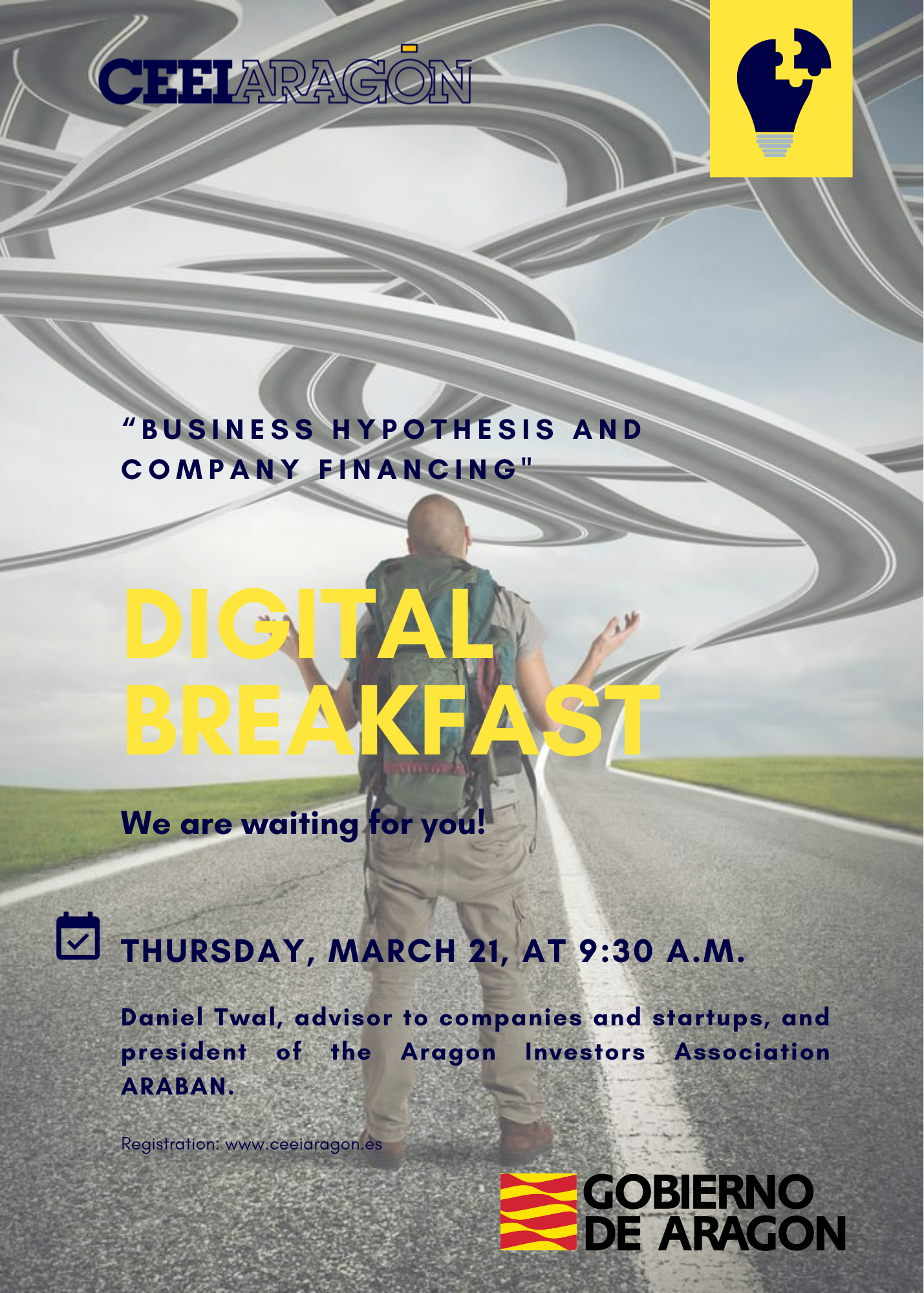 Digital Breakfast CEEI “Business hypothesis and business financing”