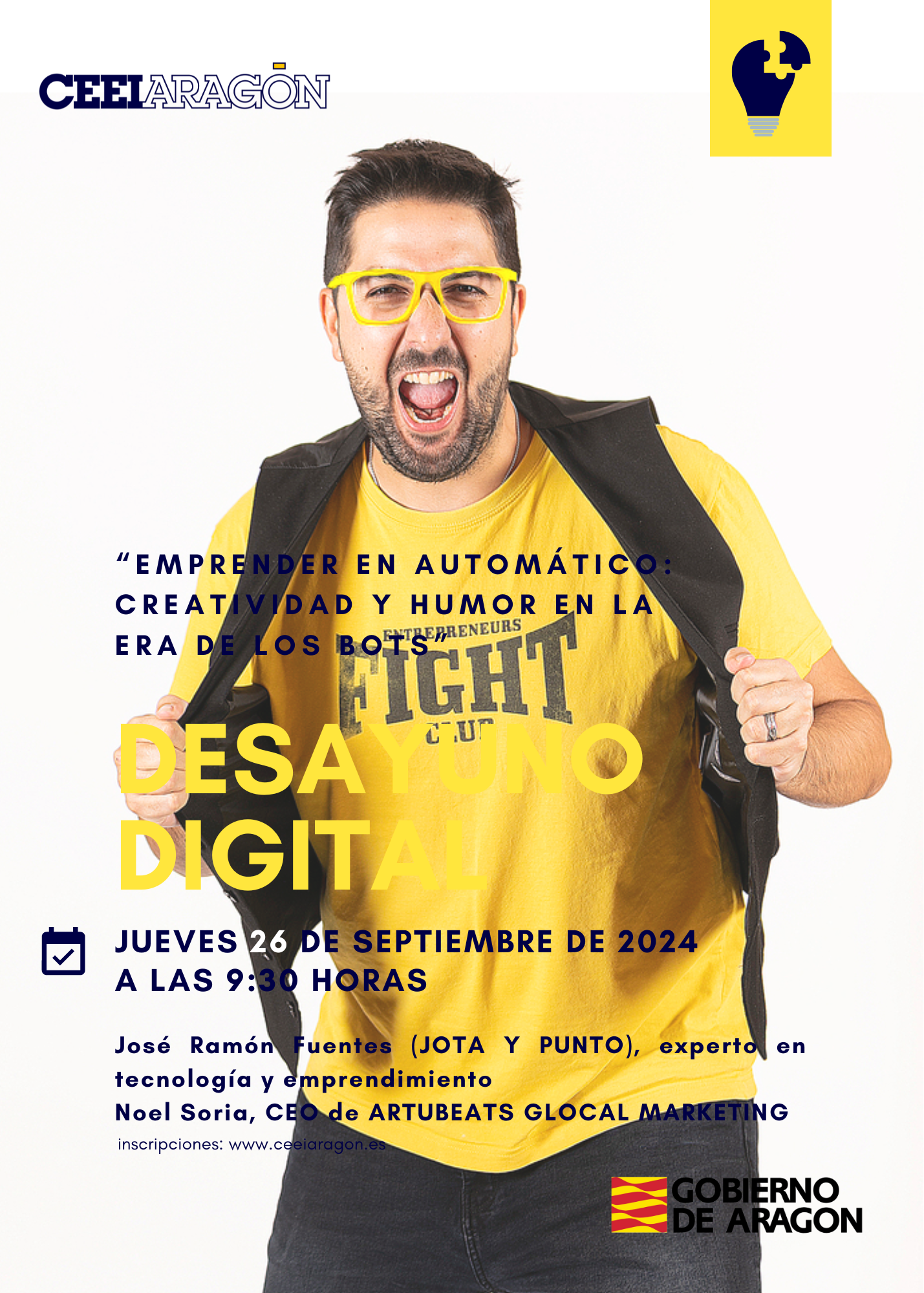 Desayuno digital CEEI «Emprender en automático: creatividad y humor en la era de los bots»